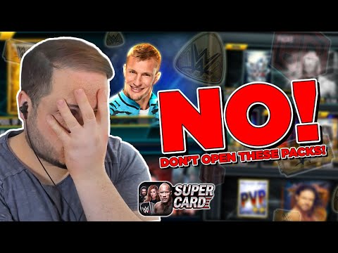DON'T OPEN THESE PACKS!! | WWE SuperCard