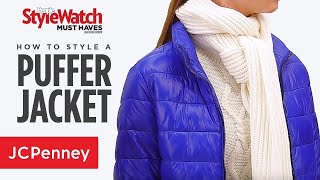 How To Wear A Puffer Jacket Outfit Ideas Jcpenney Jacket Styles