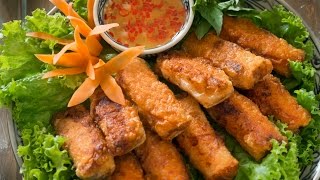 Vietnamese Crispy Spring Rolls - Nem Rán \/ Chả giò