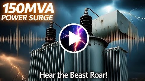 The Roar of a 150 MVA Auto Transformer ⚡