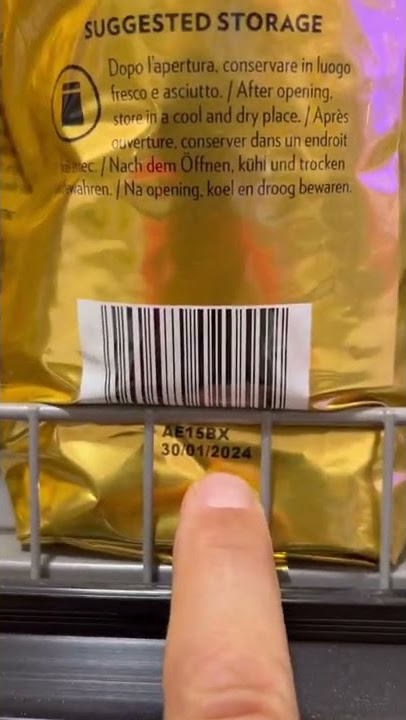 How to find the freshest Lavazza beans #lavazza #espresso￼