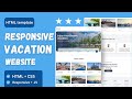 Responsive Vocation Website Design using HTML, CSS &amp; JavaScript