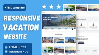 Details Responsive Vocation Website Design using HTML, CSS & JavaScript Update