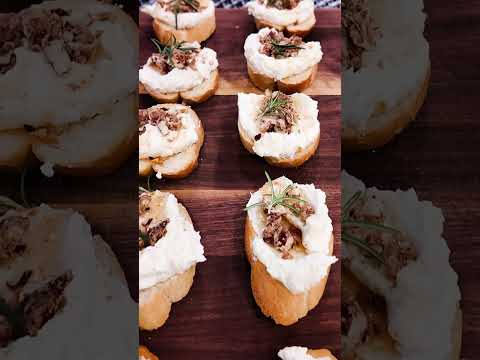 Whipped Feta Crostini with Hot Honey—Easy 20-Minute Appetizer Recipe