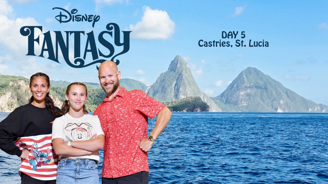 Best of the West Side by Catamaran in St. Lucia | Disney Fantasy | Southern Caribbean Cruise Vlog