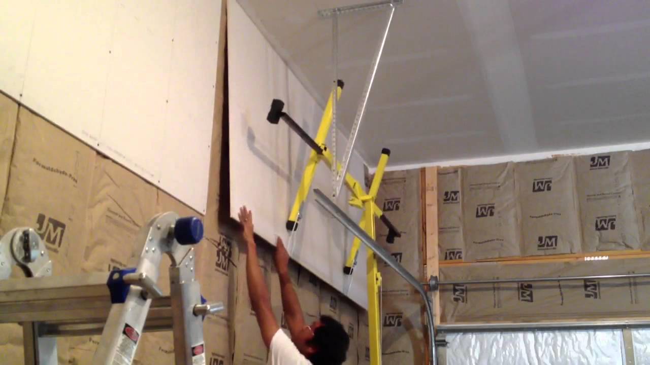 Drywall lift continued YouTube
