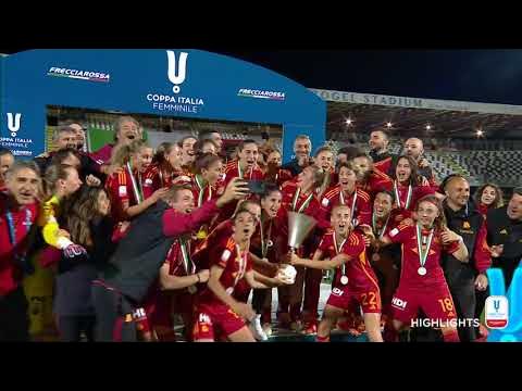 Festa giallorossa a Cesena false Coppa Italia Femminile Frecciarossa 2023/24