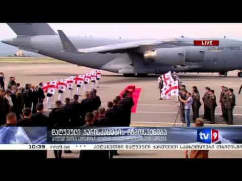 ჯარისკაცების ჩამოსვენება | LIVE | 16.05.13