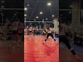 Smallest player makes the block #youtubeshorts #volleyball #viral #fyp #determination #defense