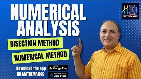Numerical analysis//L 2// in hindi Bsc 3 maths bisection methods to find roots polynomial equations