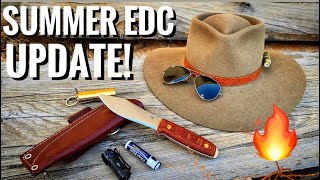 Summer EDC Update! New Knife, New Hat, New Flashlights, New Pack!