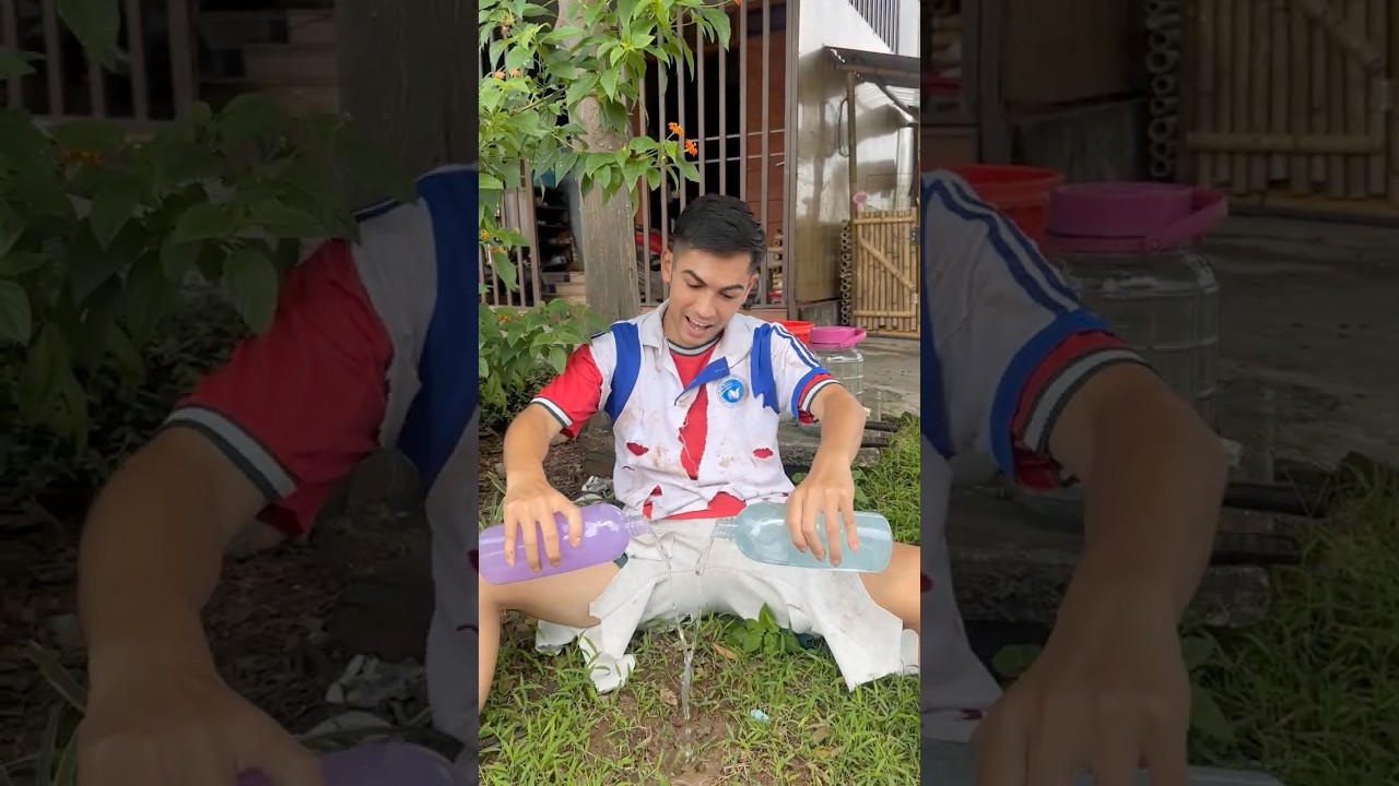 The poor boy was ridiculed by his friends for eating dirty rainbow candy #ronaldo #messi #kindness