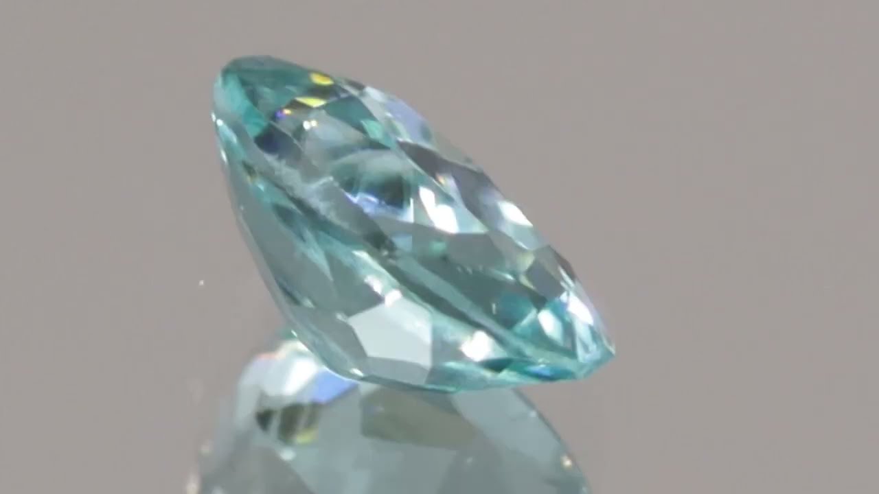 天然グランディディエライト 0.18ct 【爽やかグリーンブルー 