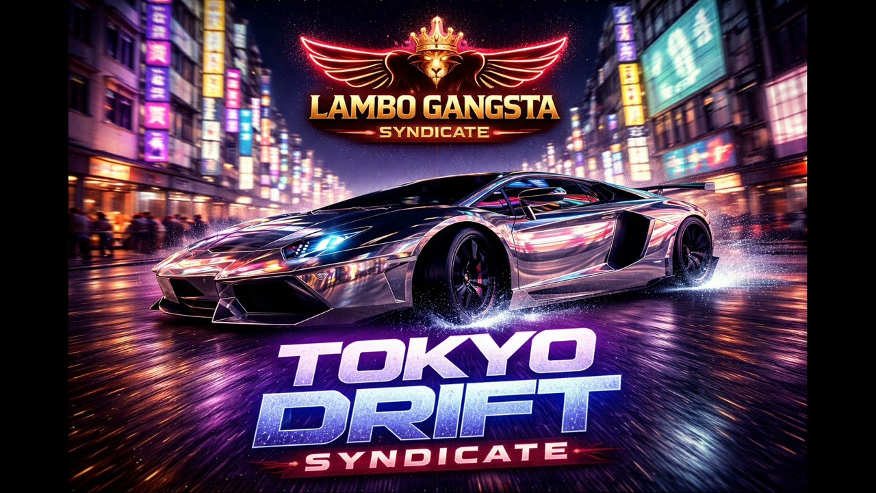 Tokyo Drift Syndicate: Neon Lambos & Aggressive Phonk | Lambo Gangsta Syndicate