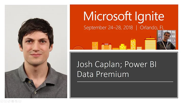 Josh Caplan Interview at Ignite 2018 about Power B...