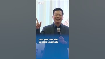 LÃI VỐN VÀ DÒNG TIỀN | SHARK PHẠM THANH HƯNG #shorts