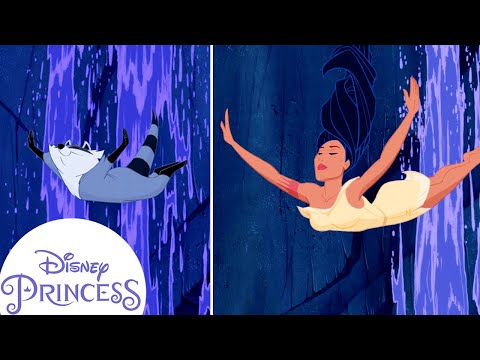 Pocahontas Goes For a Swim! | Clip | Disney Princess