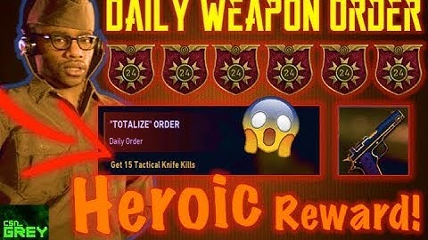 Daily Weapon Order - HEROIC 1911 "Totalize II" (FREE Pistol) | Call of Duty WW2