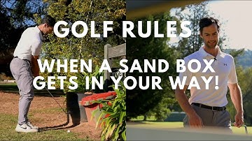 Golf Rules: Immovable Obstruction Interfering with Your Swing