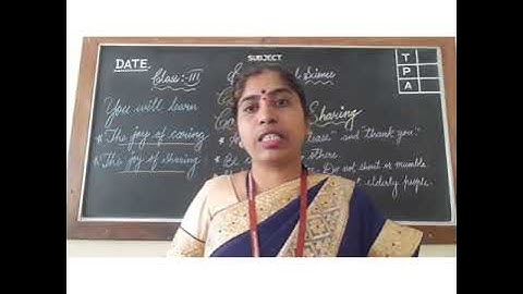 CLASS III  SOCIAL SCIENCE CHAPTER 4 CARING AND SHARING  PART I