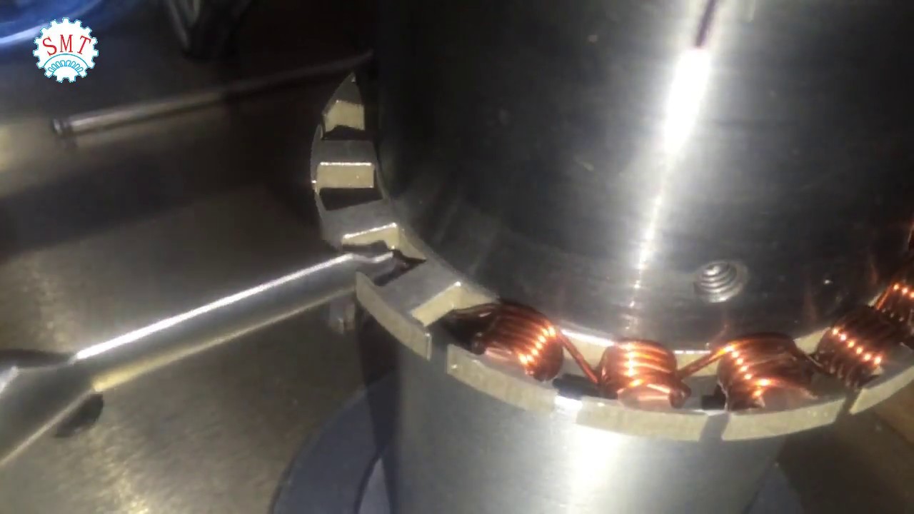 China Automatic BLDC Needle Inslot Coil Winding Machine YouTube