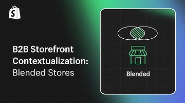 B2B Storefront Contextualization for Blended Stores