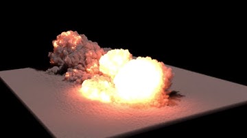 Explosions Test in 3ds Max with Phoenix FD