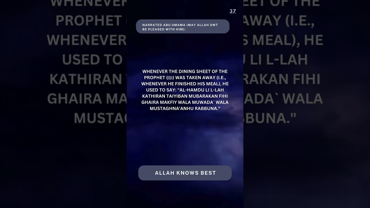 Reference  : Sahih al-Bukhari 5458  In-book reference  : Book 70, Hadith 87  