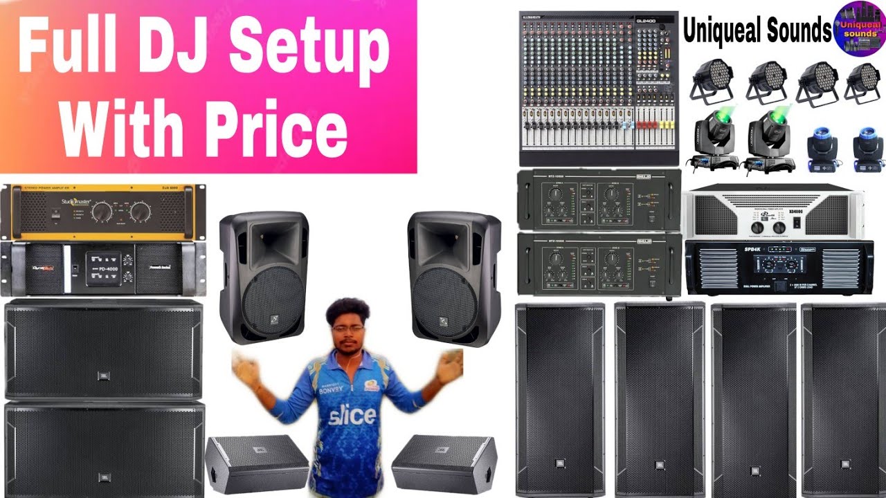 DJ Setup Price & Details Total Setup Rs 3 Lakh //Full DJ Setup For Live