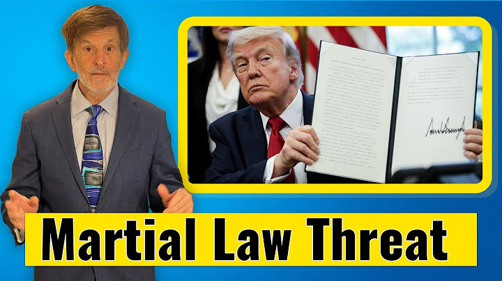 The Most Chilling Trump Executive Order Yet?!? [Martial Law Threat]
