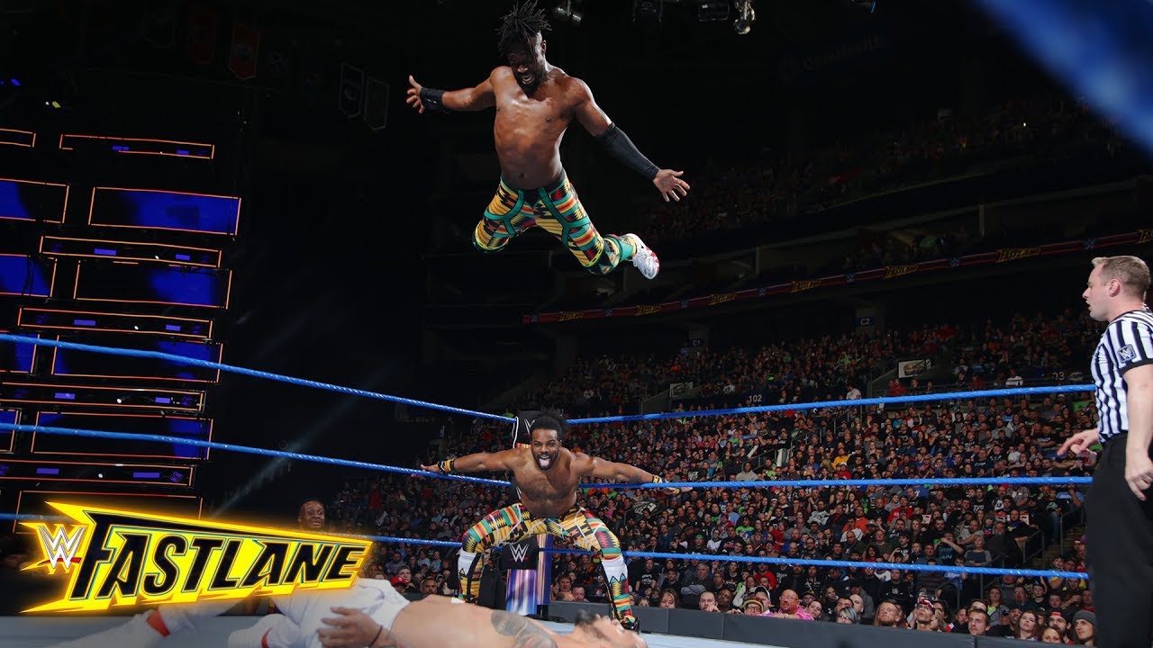 Kofi Kingston stuns Jey Uso with a splash from the top rope: WWE ...