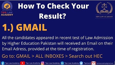 How to check Lat Result? | How to download lat result card? HEC Law admission test result card check