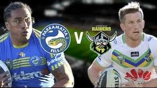 Eels 18 raiders 10