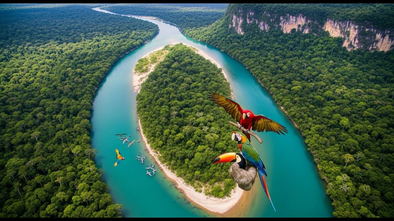 Walking the Amazon Rainforest Floor | Deep Calm Nature in 4K
