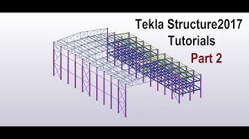 Tekla Structure 2017 Part 2 drawing Truss members
