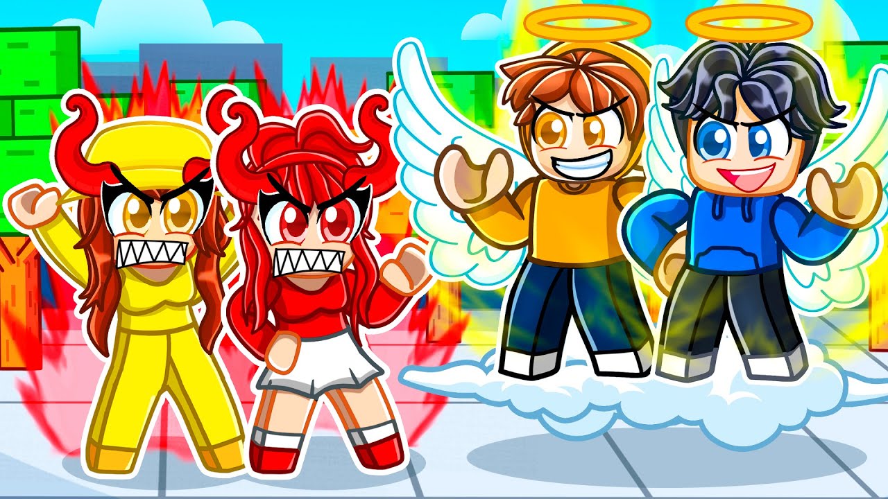 ХОРОШИЕ МАЛЬЧИКИ против ЗЛЫХ ДЕВОЧЕК Аниме-семья на Roblox Strongest Battlegrounds!