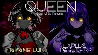 [Queen] Kanaria - Cover By Lui & Laplus HoloX Duets (Japanese/Romaji/English Sub)