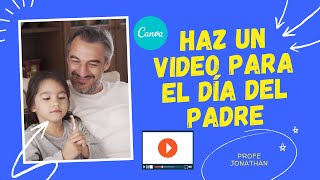 Cómo hacer un video para el Dia del Padre en Canva Gratis! screenshot 1