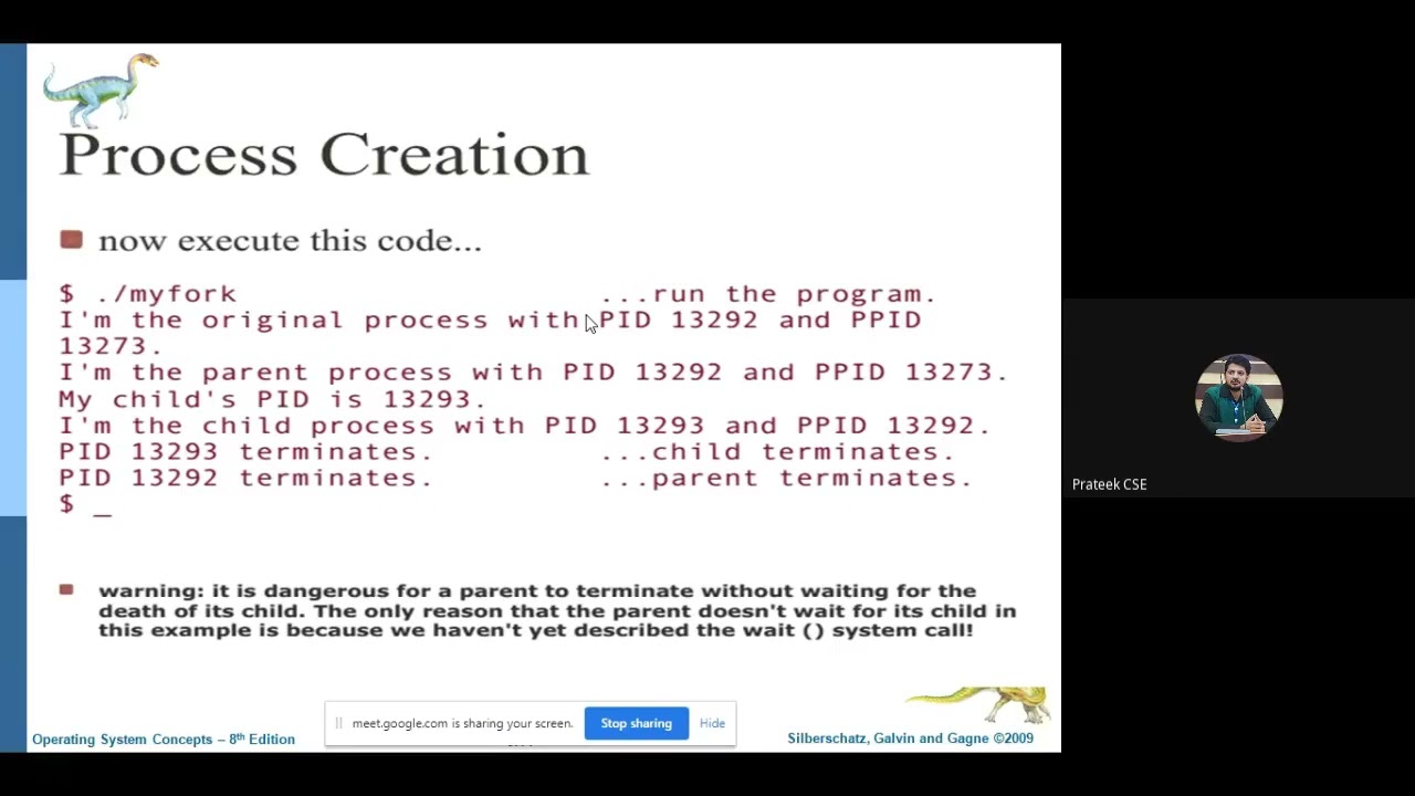 5.  PCB, Zombie & Orphan Processes