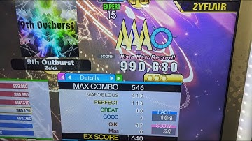 Dance Dance Revolution - 9th Outburst [SINGLE EXPERT] 990830