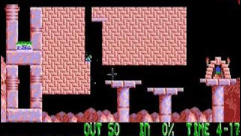 DOS Lemmings Mayhem 21