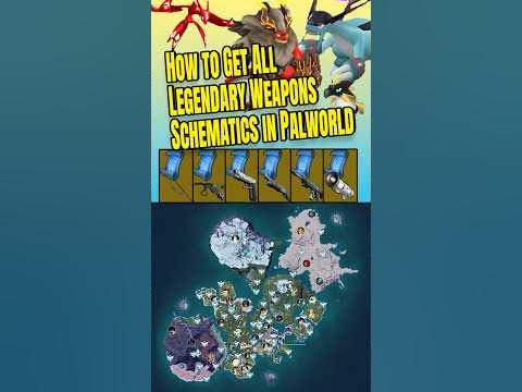 Get all Legendary Weapon Schematics in #palworld #palworldgame #