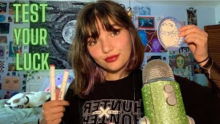 ASMR Test Your Luck | Intuition Tests, Follow My Instructions, Focus On Me (Fast & Aggressive) :) 😴