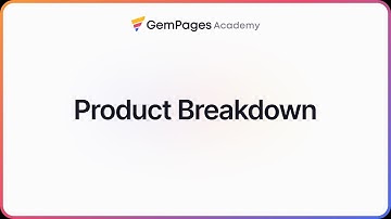 How to Design a Product Breakdown Section | v7 Editor | GemPages 101