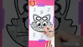 Let's color Milady 😎🎨 #shorts | 44 Cats