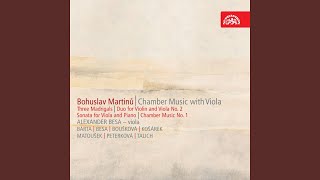 Duo No. 2 for Violin and Viola, H. 331 - Allegro