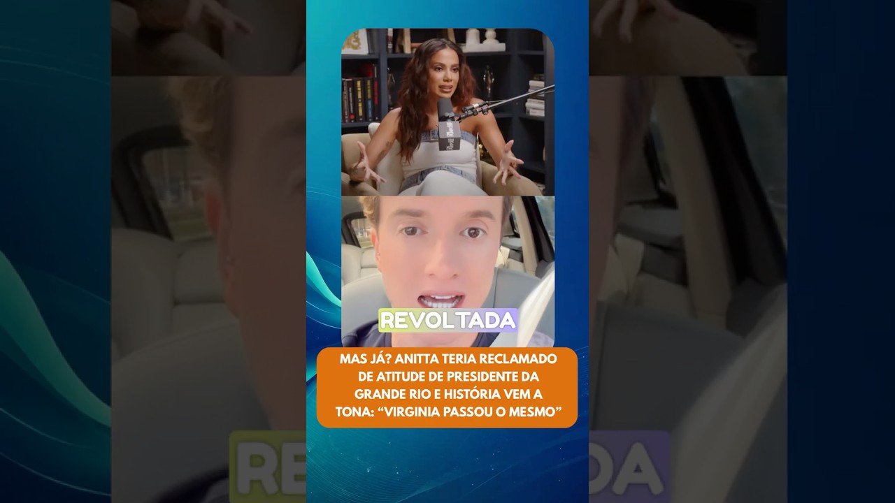 Mas já? Anitta teria reclamado de atitude de presidente da Grande Rio e história vem a ton