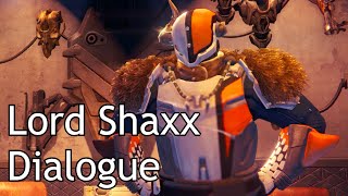 Destiny - Lord Shaxx and Arcite Dialogue