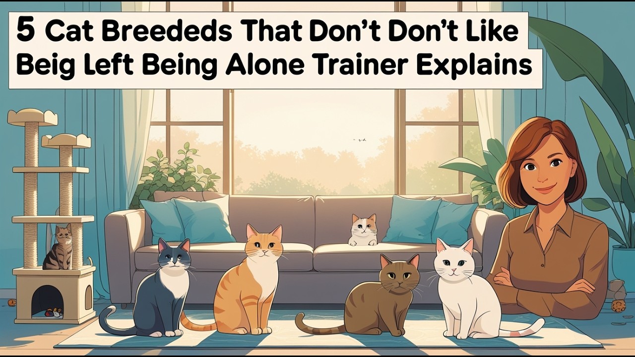 «5 пород кошек, которые не любят оставаться одни: объяснение от дрессировщика»