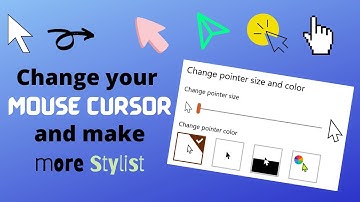 How to change mouse cursor windows 10 || Change mouse cursor color ||